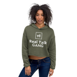 “Move The Crowd” Crop Hoodie