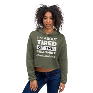 “Been Tired” Crop Hoodie