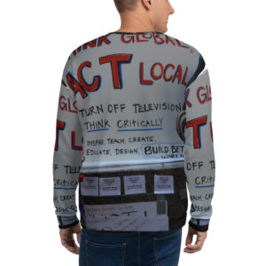 “Global Locals” Printed All-Over Unisex Sweatshirt