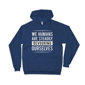 “Be Humane” Unisex Fleece Hoodie